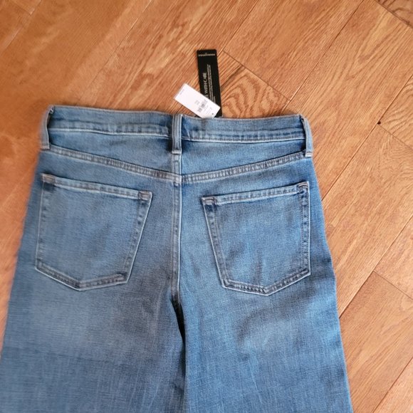 NEW Banana Republic Factory TALL Wide Leg Crop Jeans Size 28 TALL - Picture 8 of 12